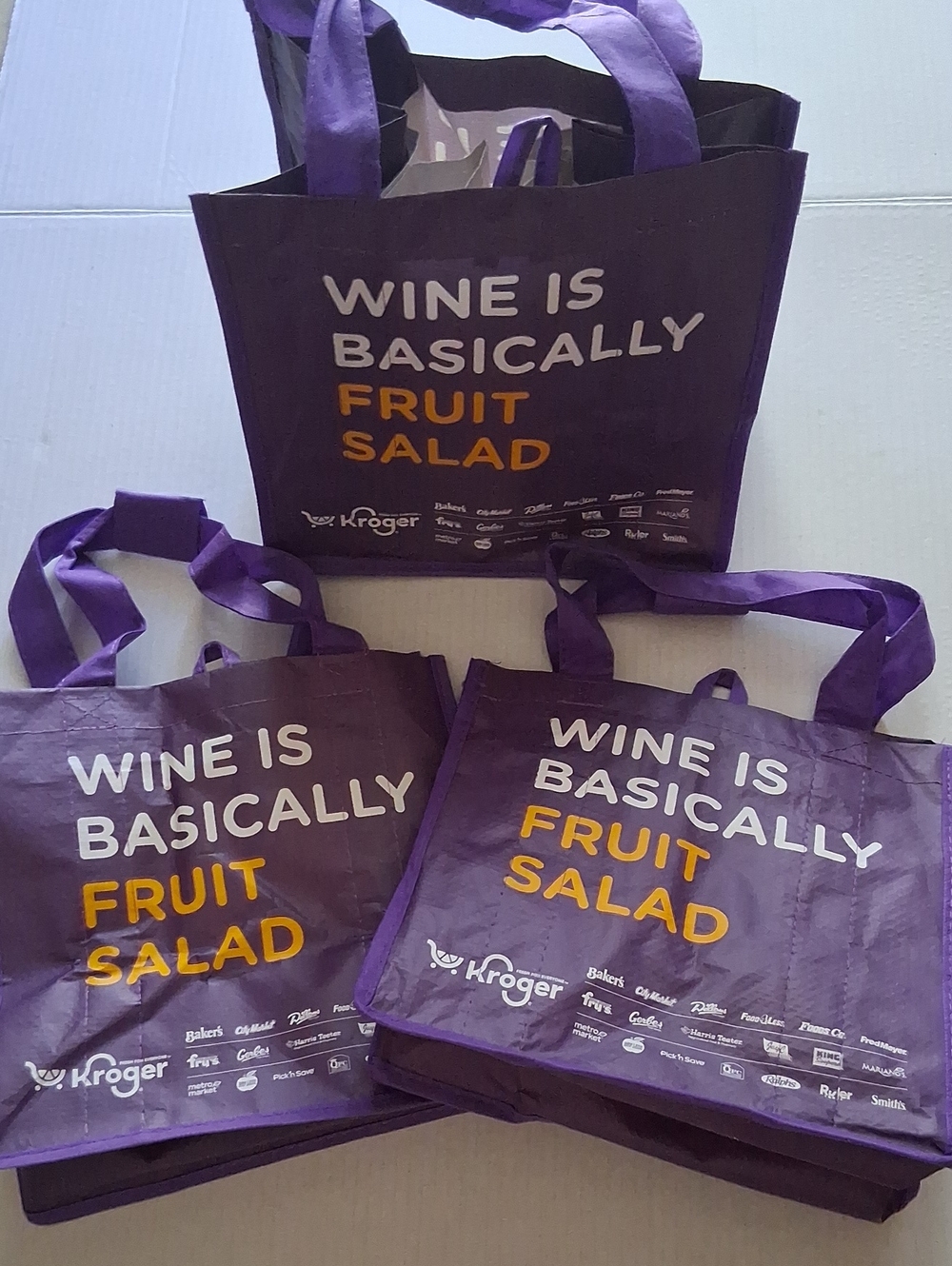 Lot of 3 Kroger Wine Is Basically Fruit Salad